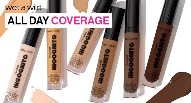 Wet n Wild Mega Last Incognito All-Day Full Coverage Liquid Matte Concealer Light Honey - all day coverage
