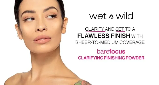 Wet n Wild Bare Focus Clarifying Finishing Powder  Matte  Pressed Setting Powder Medium-Tan MediumDqrk - flawless finish, sheer to medium coverage