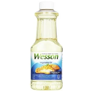 WESSON Pure Vegetable Oil 0 g Trans Fat Cholesterol Free 24 oz. - product information 2