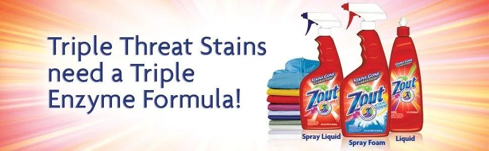 Zout Triple Enzyme Formula Laundry Stain Remover Foam 22 Fl Oz (Pack of 1) - product information 1