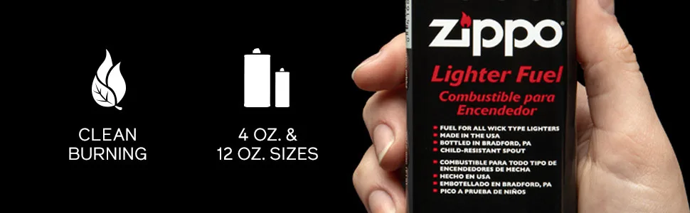 Zippo 4 oz. Lighter Fluid - butane fuel, butane, zippo butane, 42 gram butane, 1.48 oz butane, 5.82 oz. butane, 78 gram butane