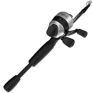 Zebco 33 Spinning Reel and Telescopic Fishing Rod Combo 6 Foot - Spincast - Telescopic