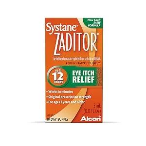 Zaditor Antihistamine Eye Drops Twin Pack 5-mL Each 0.17 Ounce (Pack of 2) - product information 2