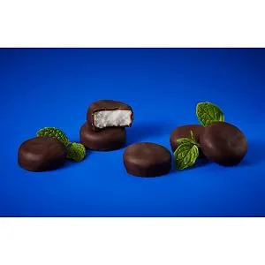 YORK Dark Chocolate Peppermint Patties Halloween Candy Gluten Free 84 oz Bulk Box (175 Pieces) - Hershey