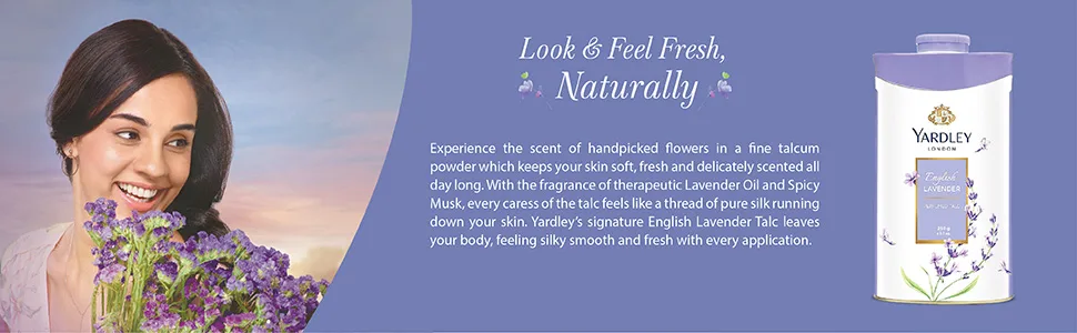 Yardley Yardley London English Lavender Perfumed Deodorizing Talc Talcum Powder 100gm 4.25 Ounce - product information 1