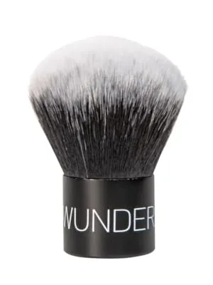 WUNDERBROW Kabuki Brush Makeup Rounded Brush Great For Face Powder Contour Blush Blending Finishing Setting Flawless Finish - kabuki, brush, makeup brush, blush brush, powder brush, bronzer brush, wunder2
