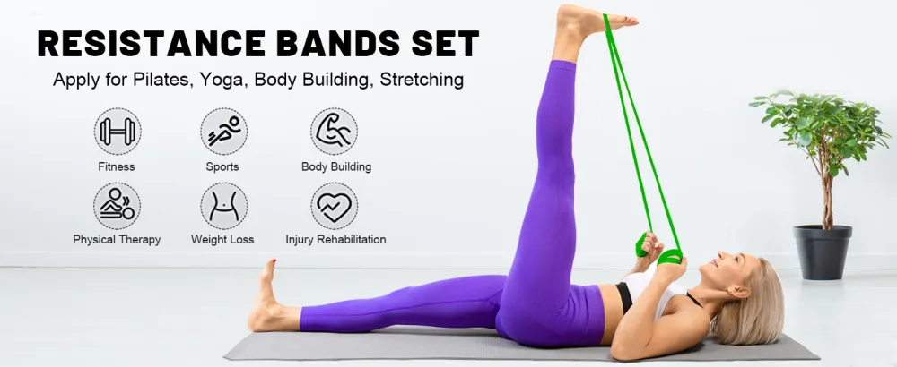 WSAKOUE Pull Up Assistance Bands Resistance Bands Set for Men  Women Exercise Bands Workout Bands for Working Out Body Stretching Powerlifting Resistance Training Set 1 - pull up band pull-up assistance bands pull up bands assistance bands
