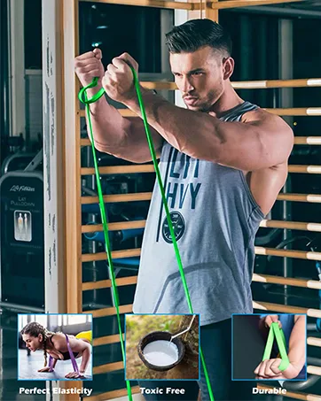WSAKOUE Pull Up Assistance Bands Resistance Bands Set for Men  Women Exercise Bands Workout Bands for Working Out Body Stretching Powerlifting Resistance Training Set 1 - Resistance Bands, Pull Up Assist Band Exercise Resistance Bands