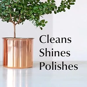 Wrights Copper and Brass Cream Cleaner - 8 Ounce - Gently Cleans and Removes Tarnish Without Scratching - Benefits