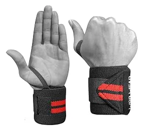WOD Wear Elastic Wrist Wraps for Powerlifting Strength Training Bodybuilding Cross Training Olympic Weightlifting Yoga Support - One Size Fits All Diamond - product information 6