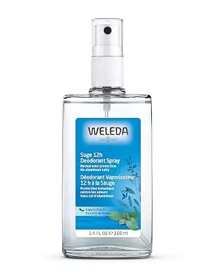Weleda Sage 12h Deodorant Spray 3.4 Ounce Sage Spray 3.4 Fl Oz (Pack of 1) - weleda