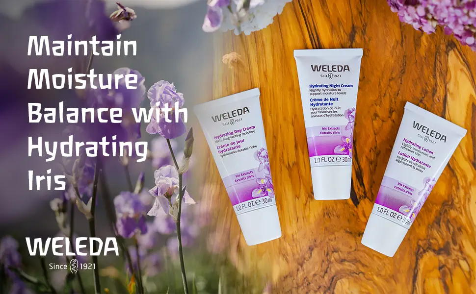 Weleda Hydrating Night Face Cream 1 Fluid Ounce Plant Rich Moisturizer with Iris Root Calendula and Chamomile Fragrance free - weleda