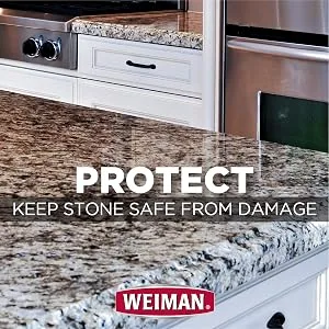 Weiman Granite Cleaner and Polish - 17 Ounce - For Granite Marble Soapstone Quartz Quartzite Slate Limestone Corian Laminate Tile Countertop and More - Protect Keep Stone Safe From Damage