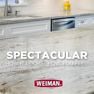 Weiman Granite Cleaner and Polish - 17 Ounce - For Granite Marble Soapstone Quartz Quartzite Slate Limestone Corian Laminate Tile Countertop and More - Spectacular
