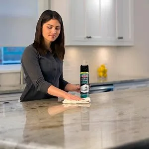 Weiman Granite Cleaner and Polish - 17 Ounce - For Granite Marble Soapstone Quartz Quartzite Slate Limestone Corian Laminate Tile Countertop and More - Weiman Cleaner