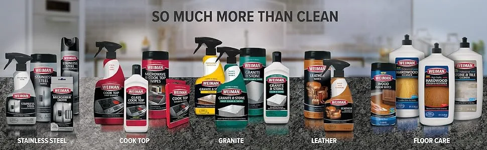 Weiman Gas Range and Stove Top Cleaner and Degreaser - 2 Pack - Dissolves Cooked On Food and Stains - Weiman Gas Range