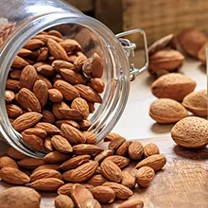 We Got Nuts Jumbo California Almonds 64oz (4 Pounds) (Whole Raw Naturel Shelled Unsalted) 4 Pound (Pack of 1) - Raw Almonds