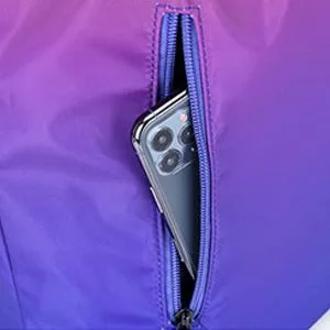 Waterproof Drawstring Bag Gym Bag Sackpack Sports Backpack for Men Women Girls 03-wave - There is also a small hidden pocket on the side for cards, keys, wallet or cell phone