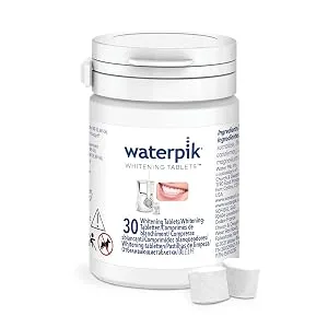 Whitening Water Flosser Refill Tablets (30 Count) - Only for the Whitening Flosser Packaging May Vary - whiten teeth naturally natural whiter