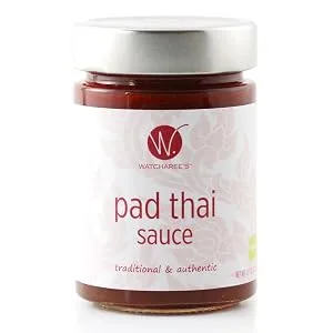 WATCHAREES Thai Peanut  Pad Thai Sauce  Vegan  Authentic Traditional Thai Recipe  2pk Combo Jars - Watcharee