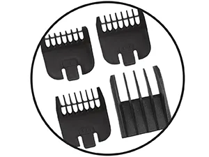 Wahl Cordless Beard Trimmer w EarNoseBrow Trimmer - Guide Combs Guards provide even trimming lengths