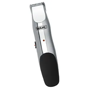 Wahl Clipper Travel Rechargeable Beard Trimmer with Travel Lock Self-Sharpening Blades and 10 Different Trimming Lengths  Model 9916-817V - wahl beard trimmer rechargeable neck beard face trim clip hair professional grooming manscape