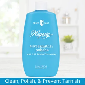 W. J. Hagerty Hagerty 10080 Silversmiths Silver Polish 8 Ounces 8-Ounce Blue 8 Fl Oz 8-Ounce Polish - Hagerty Silversmiths