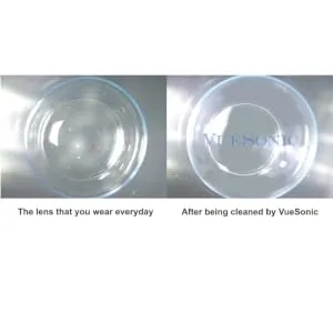 VueSonic Patented Contact Lens Cleaning System for Soft and Hybrid Lens Sonic Technology (Pure White) - Comparison