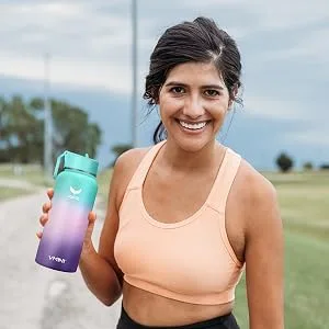 Vmini Straw Lid Compatible with Hydro Flask Wide Mouth Water Bottle and More Wide and Rotating Handle Straws and Brushes Black - hydro flask straw lid hydro flask lid hydro flask accessories