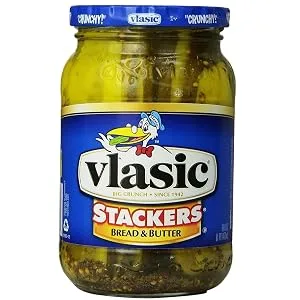 Vlasic Stackers Bread and Butter Pickles 16 FL oz - product information 1