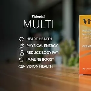 Vivioptal Multi 90 Softgels - Multivitamin  Multimineral Supplement - Lipotropic Substances  Trace Elements - multi