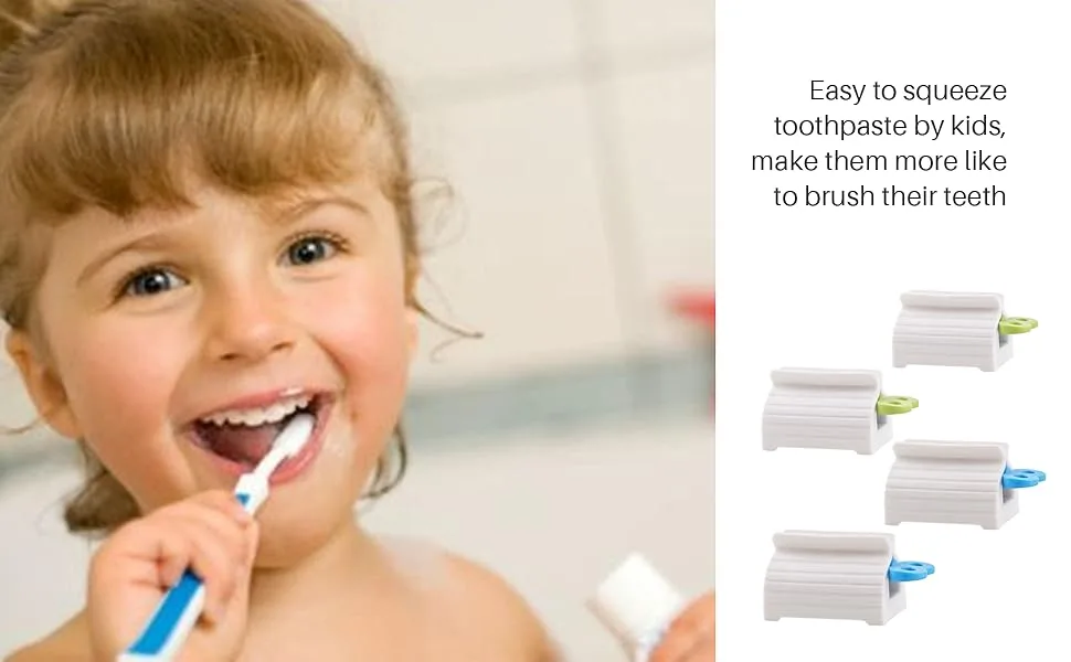 Toothpaste Squeezer 6 Pcs Toothpaste Tube Squeezers Multi-Purpose Toothpaste Dispenser Rolling Toothpaste Holder Stand by MoHern - toothpaste dispenser