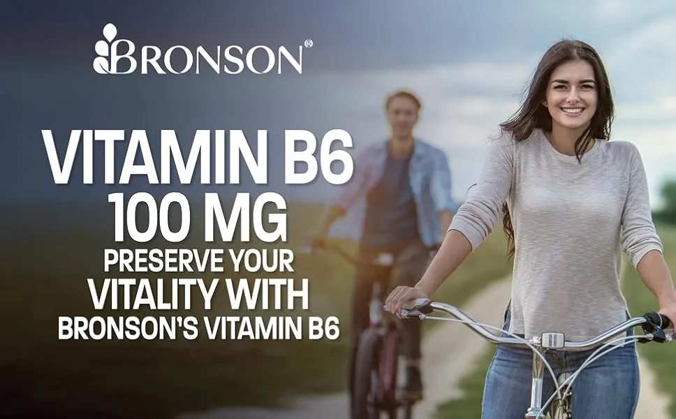 Vitamin B6 100 mg Premium Vitamin B6 Supplement  Promotes Protein Metabolism Cardiovascular System and Immune Function - 250 Tablets - product information 2