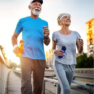 Vitamin B12 5000mcg  250 Fast Dissolve Tablets  Natural Berry Flavor  Vegetarian Non-GMO Gluten Free  by Carlyle - older couple running