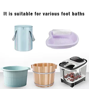 Vitaciti 100 Large Plastic Liners for Ionic Detox Foot Tub Basin - Large Plastic Liners