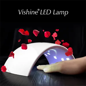 Vishine Long Lasting Soak Off Nail Polish Base  Top Coat Set Gel 15ml BT-15ml - cure