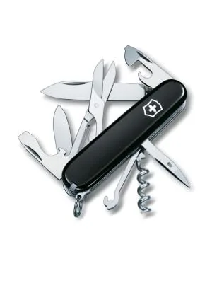 Victorinox Swiss Army Climber Pocket Knife Red - Climber Black