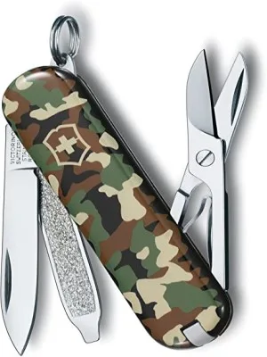 Victorinox Classic SD 7 Function Pocket Knife Red - Classic SD Camo