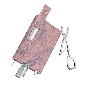 Victorinox Classic SD 7 Function Pocket Knife Red - Swiss card innovation new SAK style swiss army knife with scissors in pink
