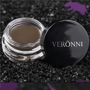 VERONNI Eyebrow CreamBrow Color Long Lasting Waterproof Eyebrow Pomade GelEyebrows Enhancers Smooth Eye Brow Makeup 0.75oz(01 Dark Brown)) - Eyebrow gel