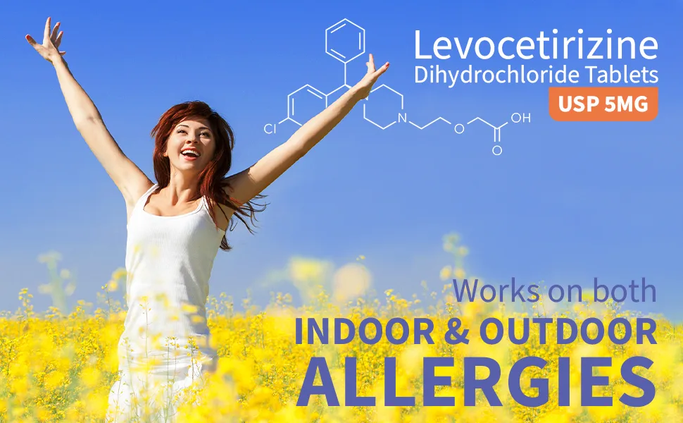 Velocity Pharma Levocetirizine Dihydrochloride Tablets USP 5mg  24 Hour Allergy Relief  180 Count 180 Count (Pack of 1) - Levocetirizine Dihydrochloride