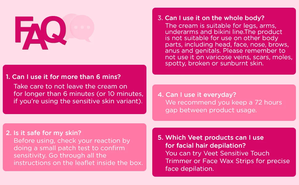 Veet Hair Removal Cream - 50 g (Normal Skin) - product information 4