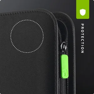Vault X Premium Exo-Tec Zip Binder - 12 Pocket Trading Card Album Folder - 480 Side Loading Pocket Binder for TCG Black - The best protection for your trading cards