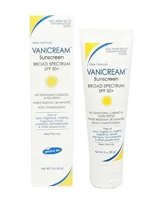 Vanicream Sunscreen Broad Spectrum SPF 50 oz. 3 Ounce Broad Spectrum Sunscreen SPF 50 - Vanicream Sunscreen Broad Spectrum SPF 50+