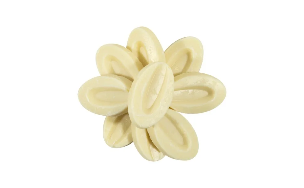 Valrhona 4660 Ivoire Feve 35 White Baking Chocolates from OliveNation Rich Wafers for Baking  Melting - 1 lb - product information 1