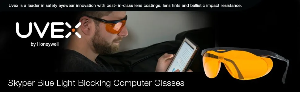 Uvex Skyper Blue Light Blocking Computer Glasses with SCT-Orange Lens (S1933X) - Uvex Skyper Blue Light Blocking Computer Glasses, computer glasses, Blue Light Glasses