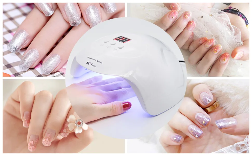 UV Light for Nails PHIAKLE Professional UV LED Nail lamp for Gel Polish Led Lamp for Gel Nails 3 Timers (White) - nail dryer
