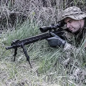 UTG Recon Flex M-LOK(R) Bipod Matte Black Cent. Ht. 5.7-8 - UTG Recon Flex Bipods
