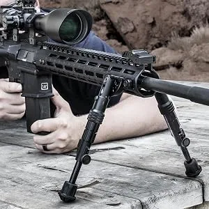 UTG Recon Flex M-LOK(R) Bipod Matte Black Cent. Ht. 5.7-8 - UTG Recon Flex Bipods-Features