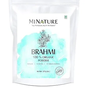 USDA Organic Brahmi Powder (Bacopa Monnieri) - 227 g  8 OZ  12 lb  Enhances Learning Capacity  Promotes Hair Growth - brahmi powder organic